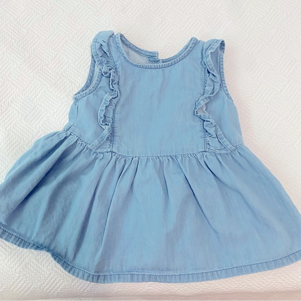 Okie Dokie Baby Denim Dress